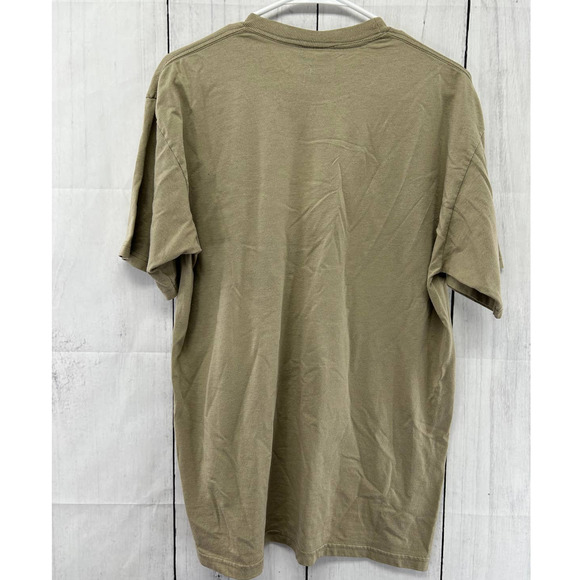 Shipshe Amish Made Safari Animal Patch and Embroidered Short Sleeve Top EUC - Picture 2 of 3